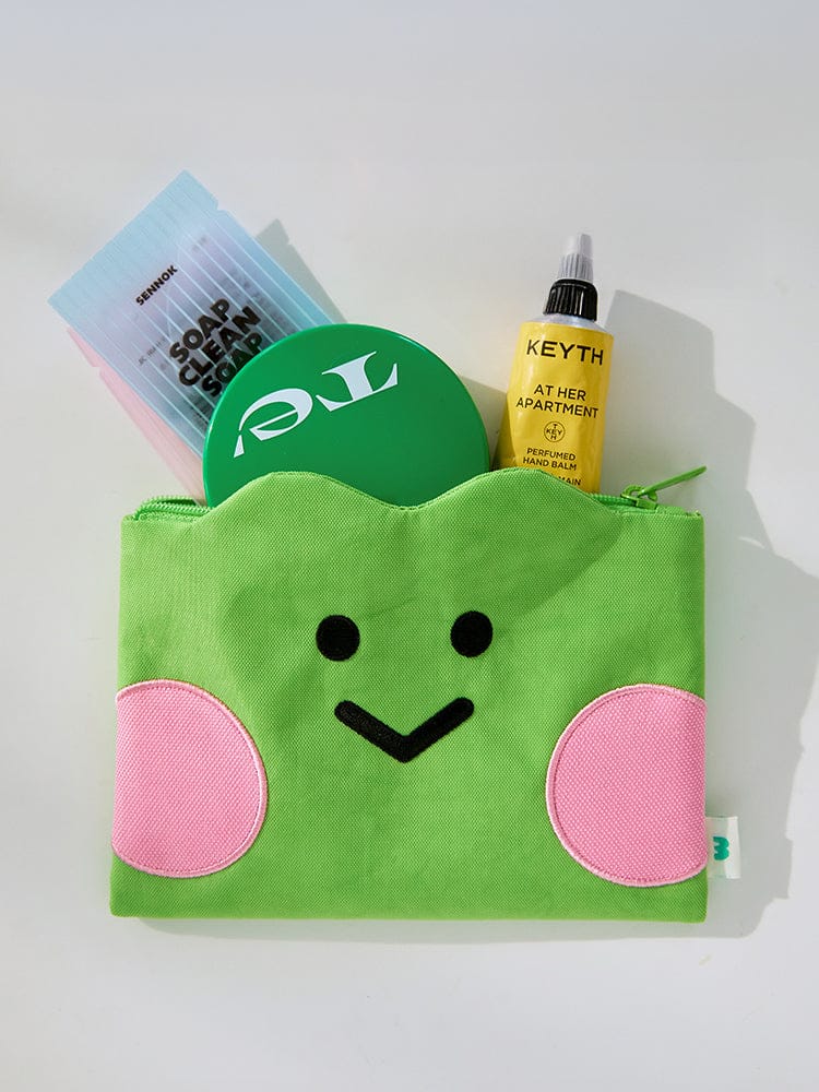 LINE FRIENDS BEAUTY/ACC_ M (+3000) 라인프렌즈 레니니 스테이 윗 미니니 플랫 파우치