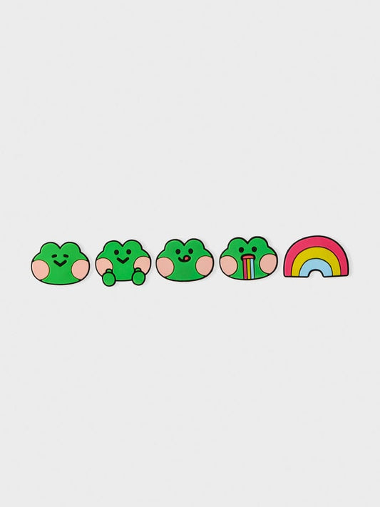 LINE FRIENDS BEAUTY/ACC lenini [팸세제외] 꼴레 X 라인프렌즈 미니니 레니니 다트 스티콘 세트