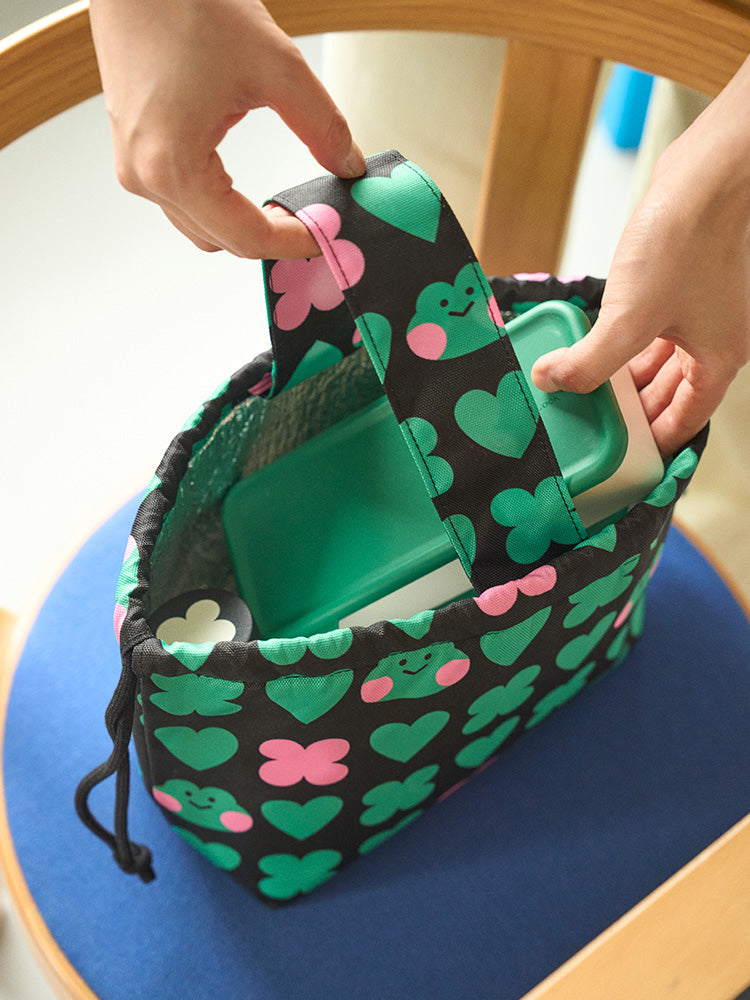 LINE FRIENDS BEAUTY/ACC_LIVING_ 단품 미니니 x 드롭드롭드롭 레니니 딜리백