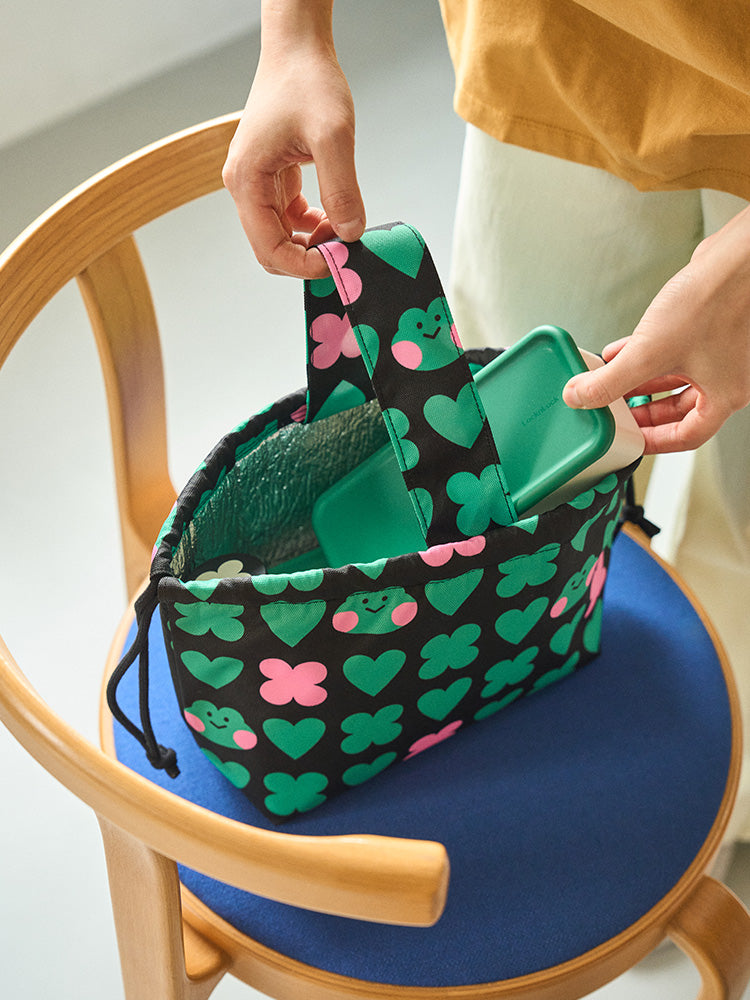 LINE FRIENDS BEAUTY/ACC_LIVING_ 단품 미니니 x 드롭드롭드롭 레니니 딜리백