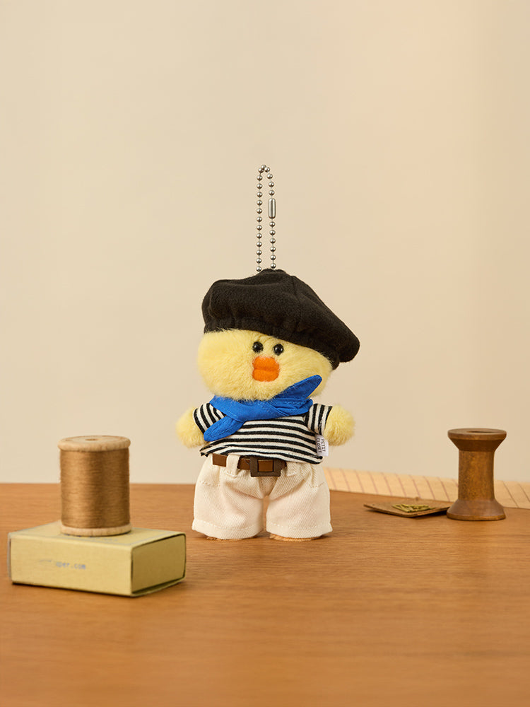 LINE FRIENDS CLOSET_TOY_ 단품 라인프렌즈 쁘띠 클로젯 블랙 스트라이프 티셔츠