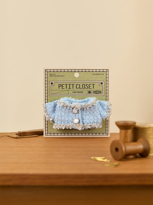 LINE FRIENDS CLOSET_TOY_ 단품 라인프렌즈 쁘띠 클로젯 트위드 자켓