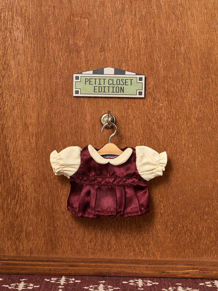 LINE FRIENDS CLOSET_TOY_ 단품 라인프렌즈 쁘띠 클로젯 새틴 원피스