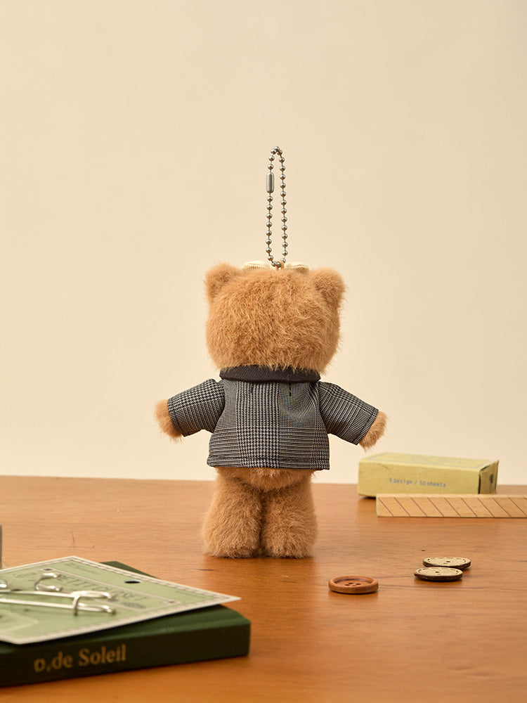 LINE FRIENDS CLOSET_TOY_ 단품 라인프렌즈 쁘띠 클로젯 체크 정장 재킷