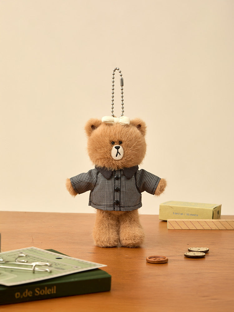 LINE FRIENDS CLOSET_TOY_ 단품 라인프렌즈 쁘띠 클로젯 체크 정장 재킷