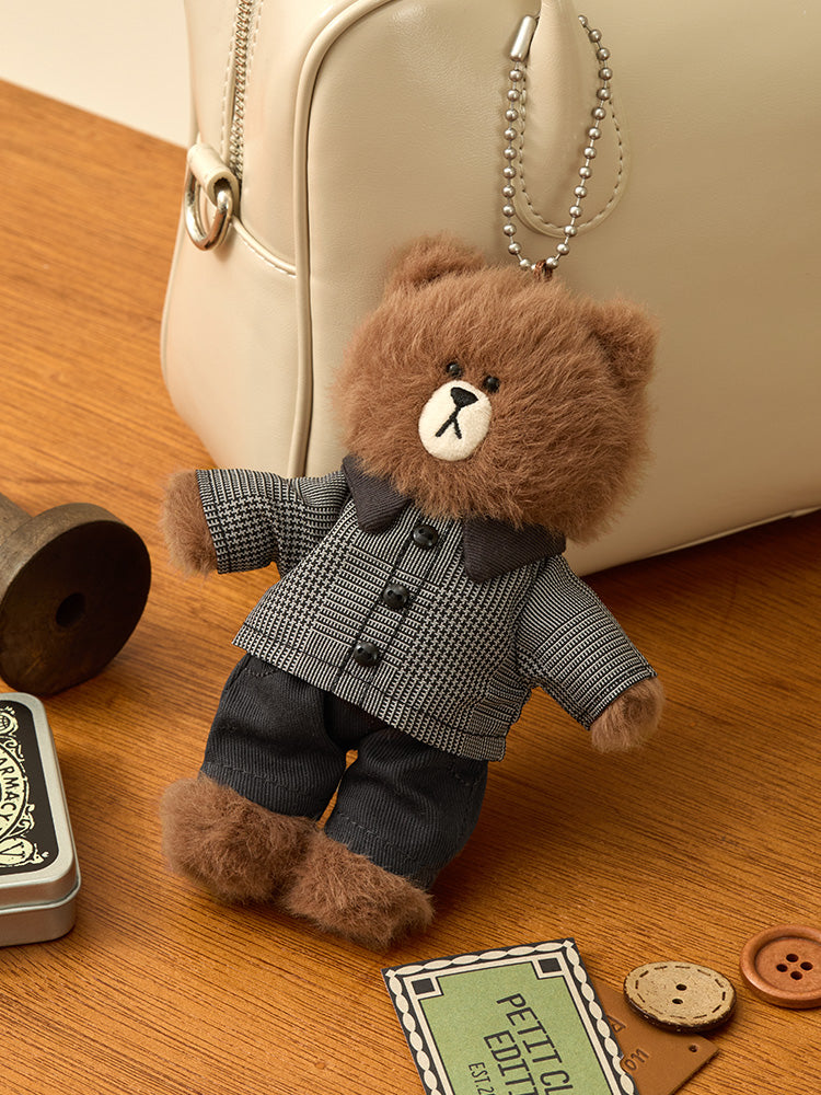 LINE FRIENDS CLOSET_TOY_ 단품 라인프렌즈 쁘띠 클로젯 블랙 정장 팬츠