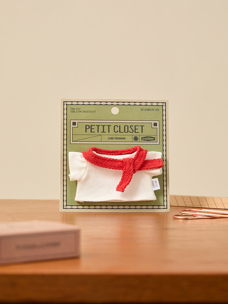 LINE FRIENDS CLOSET_TOY_ 단품 라인프렌즈 쁘띠 클로젯 티셔츠 & 숄