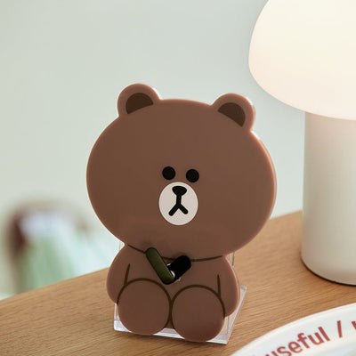 LINE FRIENDS BROWN DESK CLOCK – LINE FRIENDS SQUARE