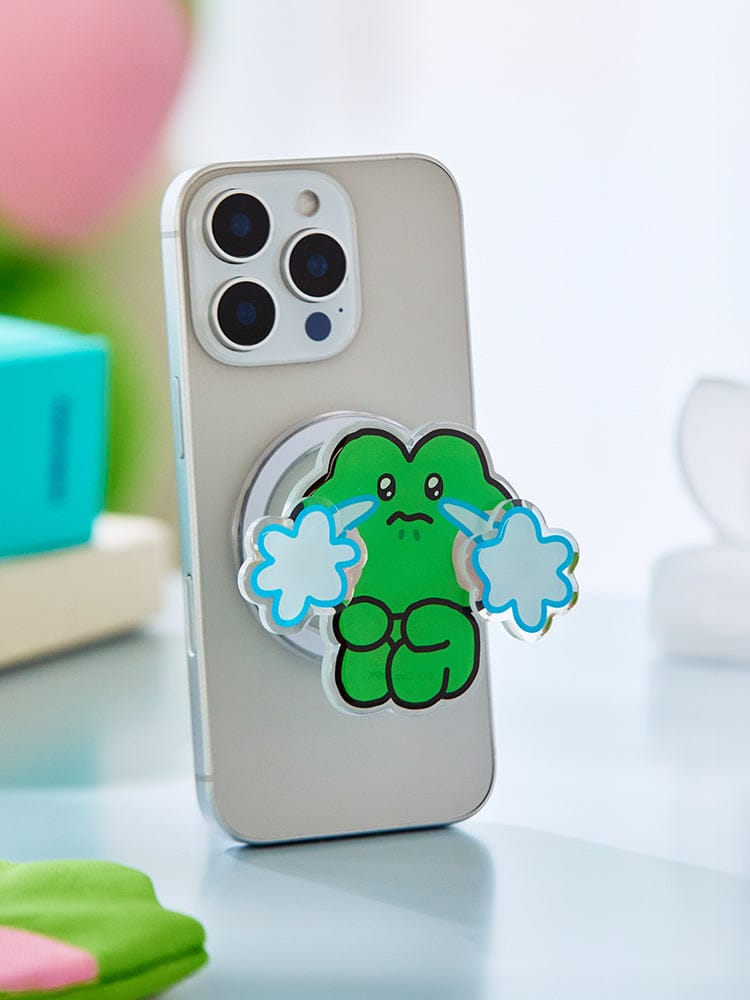 LINE FRIENDS ELECTRONICS_ 눈물 라인프렌즈 레니니 스테이 윗 미니니 맥세이프 스마트톡