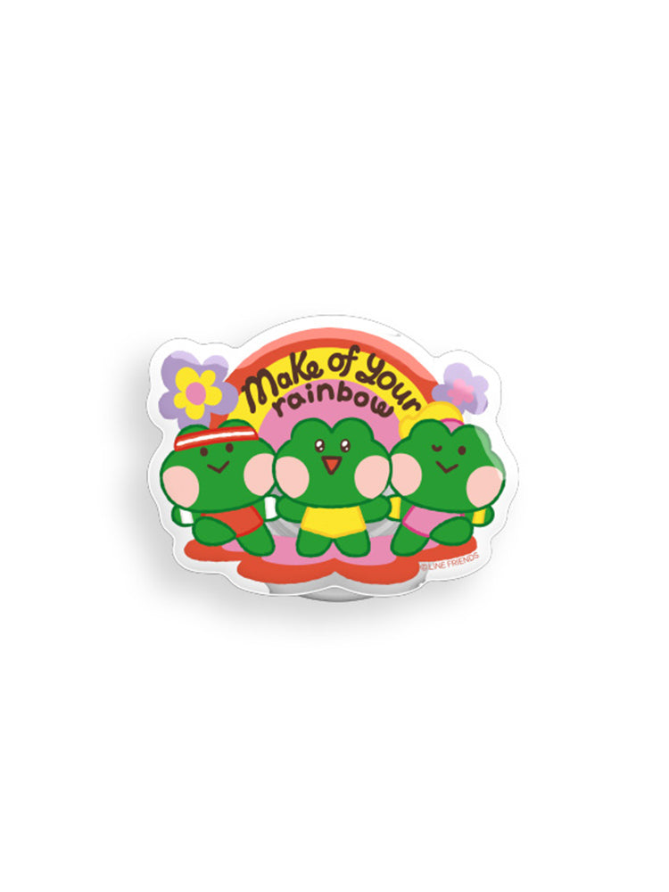 LINE FRIENDS ELECTRONICS_ 레니니 라인프렌즈 미니니 레니니 맥세이프 스마트톡 (레인보우)