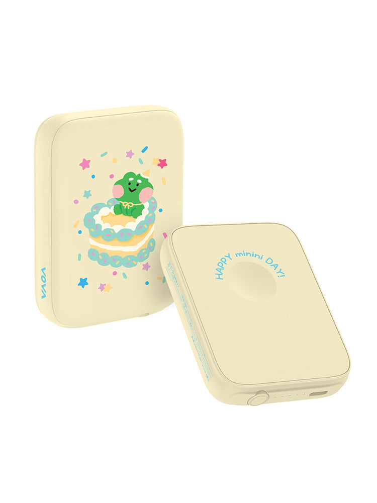 LINE FRIENDS ELECTRONICS_ 애플 라인프렌즈 미니니 레니니 3in1 맥세이프 보조배터리