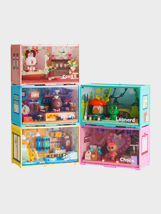 LINE FRIENDS FIGURINE 라인프렌즈 빌딩블록