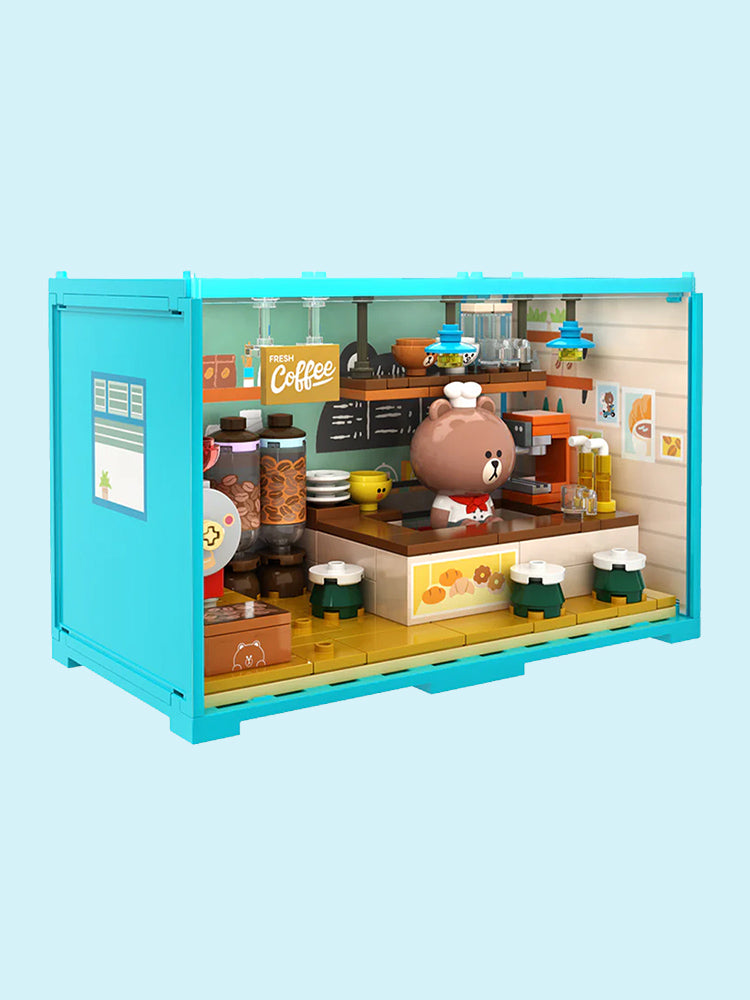 LINE FRIENDS FIGURINE 라인프렌즈 빌딩블록