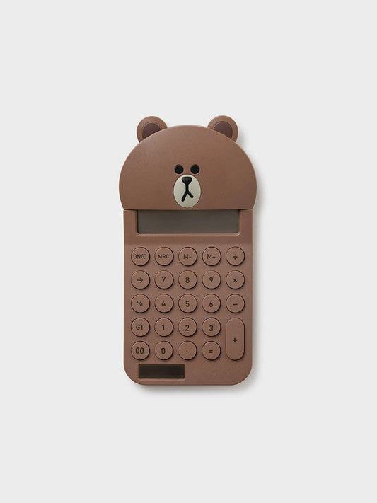 LINE FRIENDS HOME APPLIANCE bnini 라인프렌즈 브라운 미니 계산기