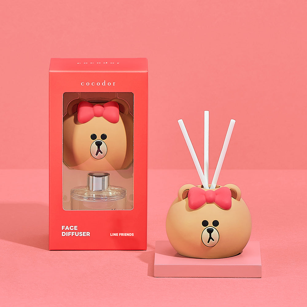 LINE FRIENDS HOUSEHOLD_ 초코 (블랙체리) 라인프렌즈 페이스 디퓨저(50ml)