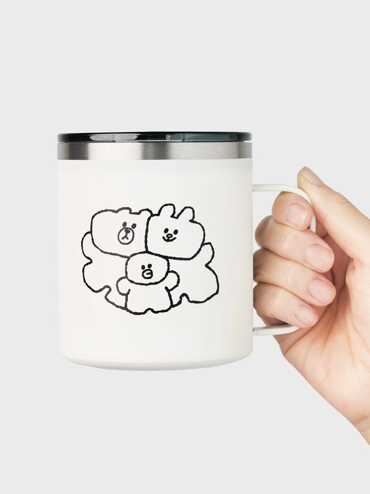 LINE FRIENDS HOUSEHOLD 단품 라인프렌즈 캠프컵 (400ml)