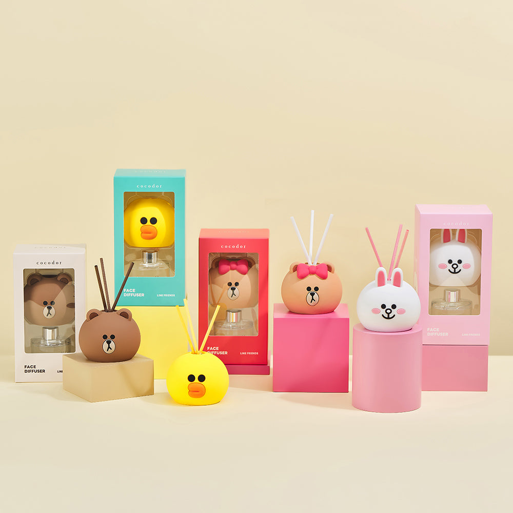 LINE FRIENDS HOUSEHOLD_ 라인프렌즈 페이스 디퓨저(50ml)