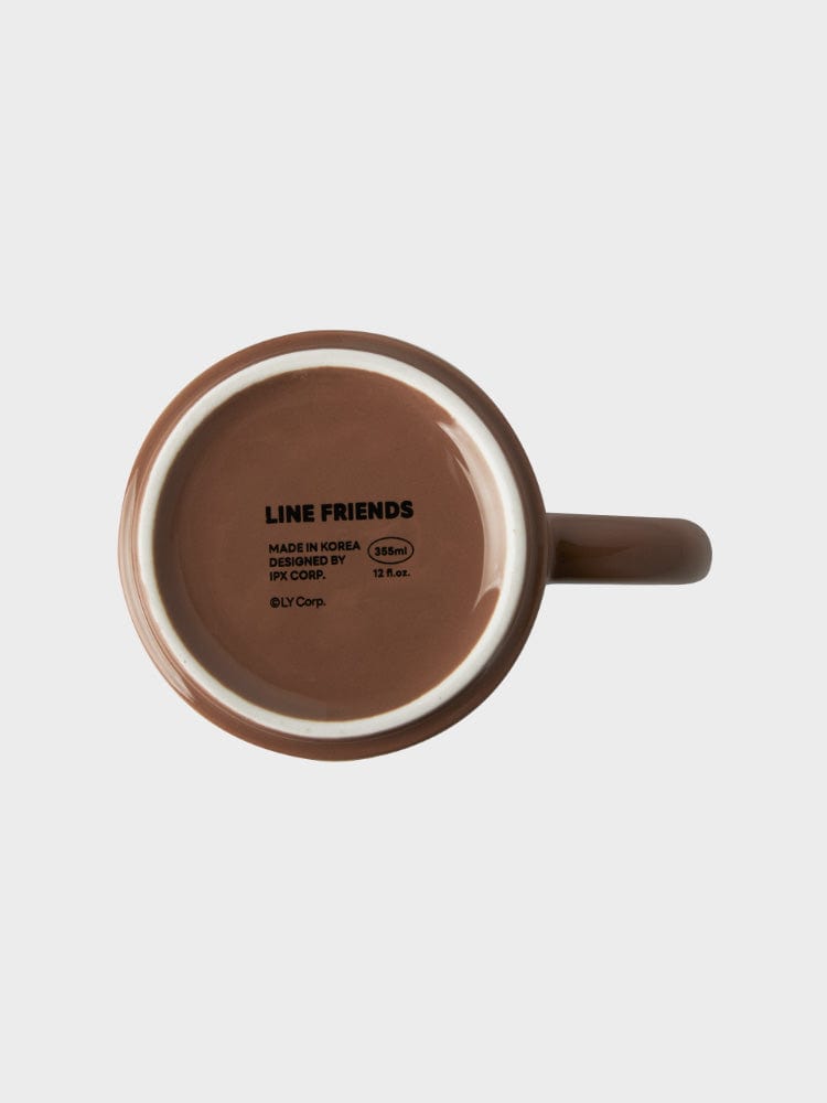 ラインフレンズブラウンマグカップ（355ml） – LINE FRIENDS SQUARE