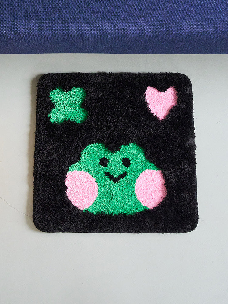 LINE FRIENDS HOUSEHOLD_LIVING_ 단품 미니니 x 드롭드롭드롭 레니니 스퀘어 매트