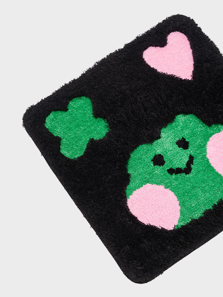 LINE FRIENDS HOUSEHOLD_LIVING_ 단품 미니니 x 드롭드롭드롭 레니니 스퀘어 매트