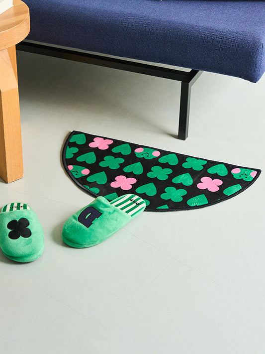 LINE FRIENDS HOUSEHOLD_LIVING_ 단품 미니니 x 드롭드롭드롭 레니니 웰컴 매트