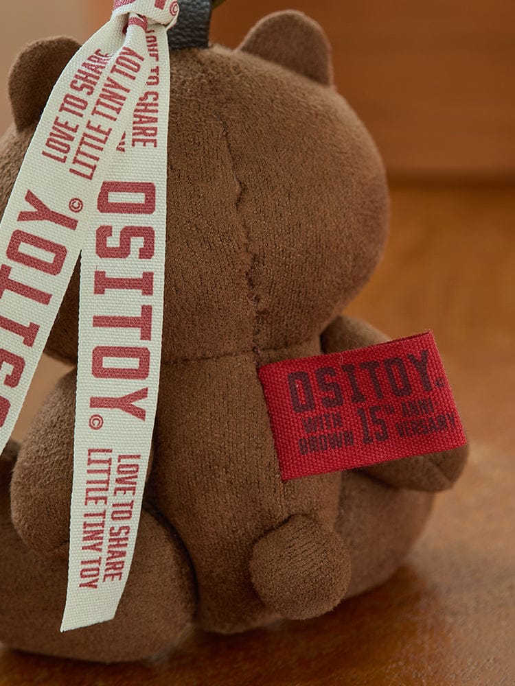 LINE FRIENDS KEYRING_ 브라운 라인프렌즈 브라운 오시토이 인형 키링