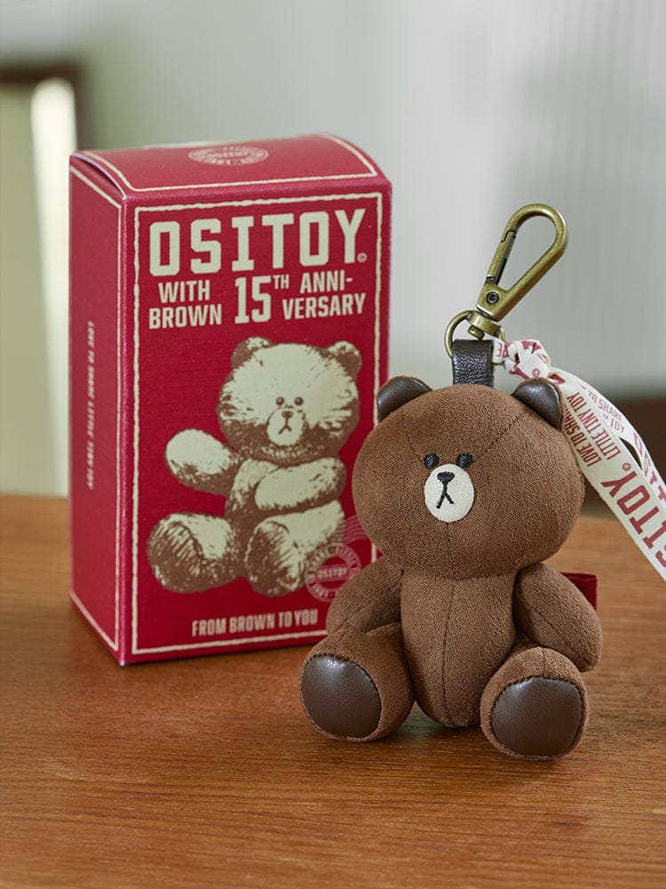 LINE FRIENDS KEYRING_ 브라운 라인프렌즈 브라운 오시토이 인형 키링