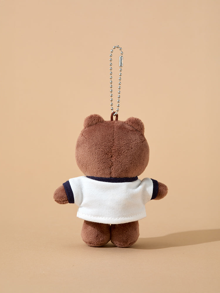 LINE FRIENDS KEYRING_ 단품 라인프렌즈 브라운 서울 에디션 인형 키링