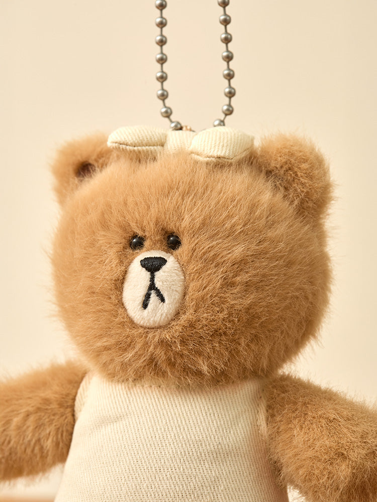 LINE FRIENDS KEYRING_ 단품 라인프렌즈 초코 쁘띠 클로젯 인형 키링