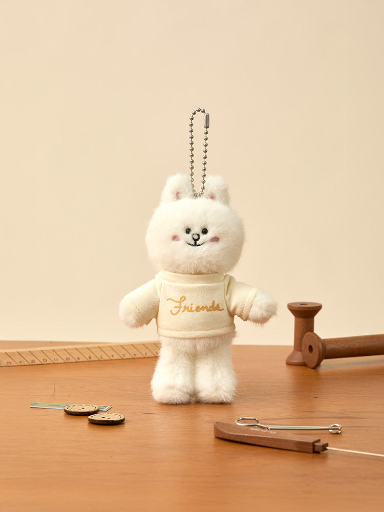 LINE FRIENDS KEYRING_ 단품 라인프렌즈 코니 쁘띠 클로젯 인형 키링