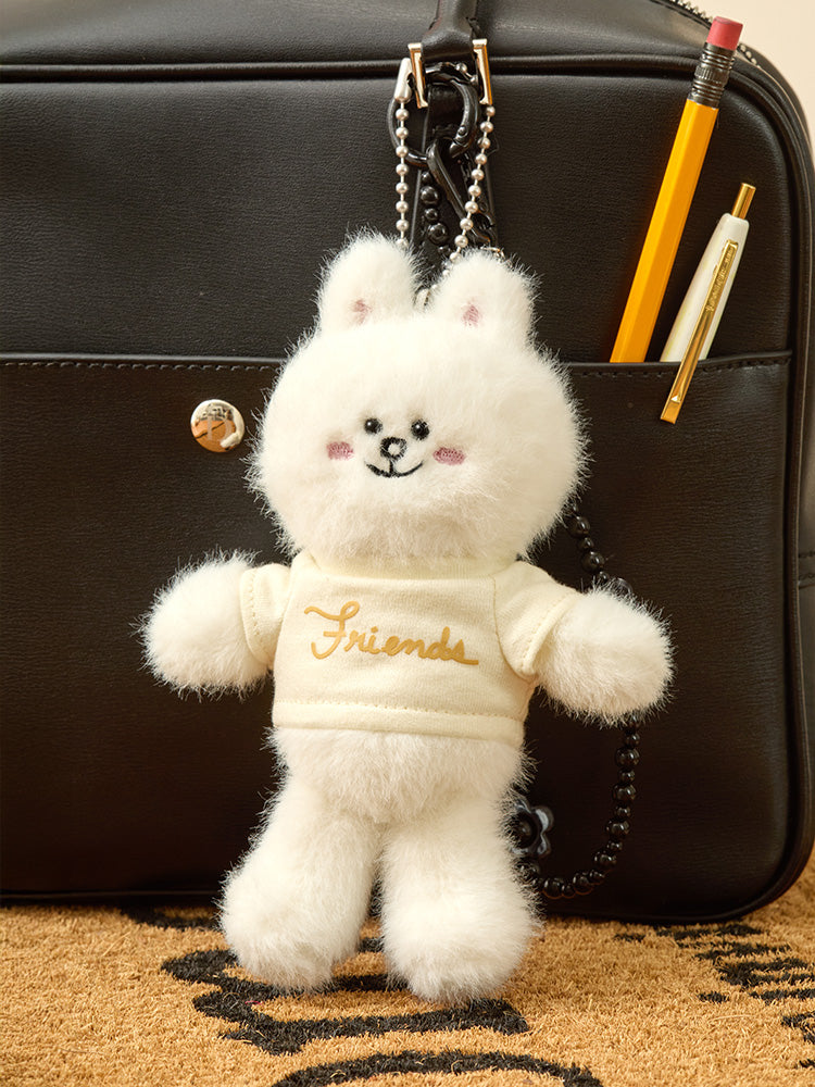 LINE FRIENDS KEYRING_ 단품 라인프렌즈 코니 쁘띠 클로젯 인형 키링