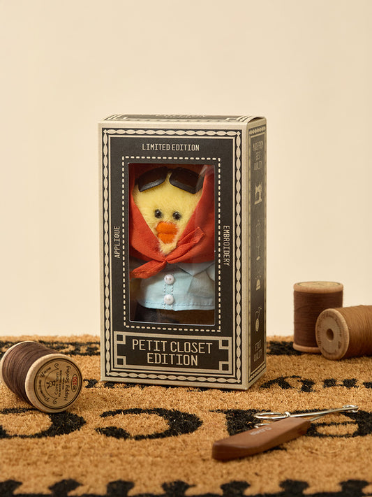 LINE FRIENDS KEYRING_ 단품 라인프렌즈 샐리 쁘띠 베이직 인형 키링 & 클로젯 오렌지 스카프 세트