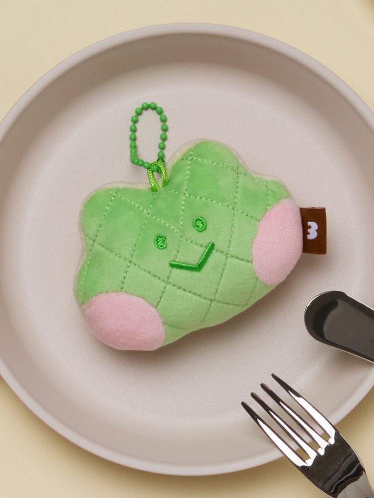 LINE FRIENDS KEYRING_ 메론빵 레니니 [패밀리세일] 라인프렌즈 미니니 디저트카페 레니니 메론빵 인형 키링