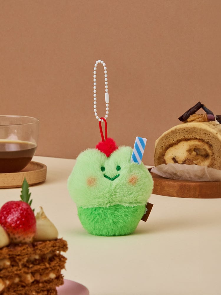 LINE FRIENDS KEYRING_ 메론소다 레니니 라인프렌즈 미니니 디저트카페 레니니 메론소다 인형 키링