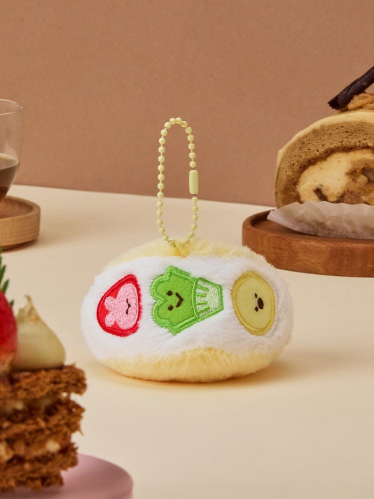 LINE FRIENDS KEYRING_ 인형 후르츠산도 라인프렌즈 미니니 디저트카페 후르츠산도 인형 키링