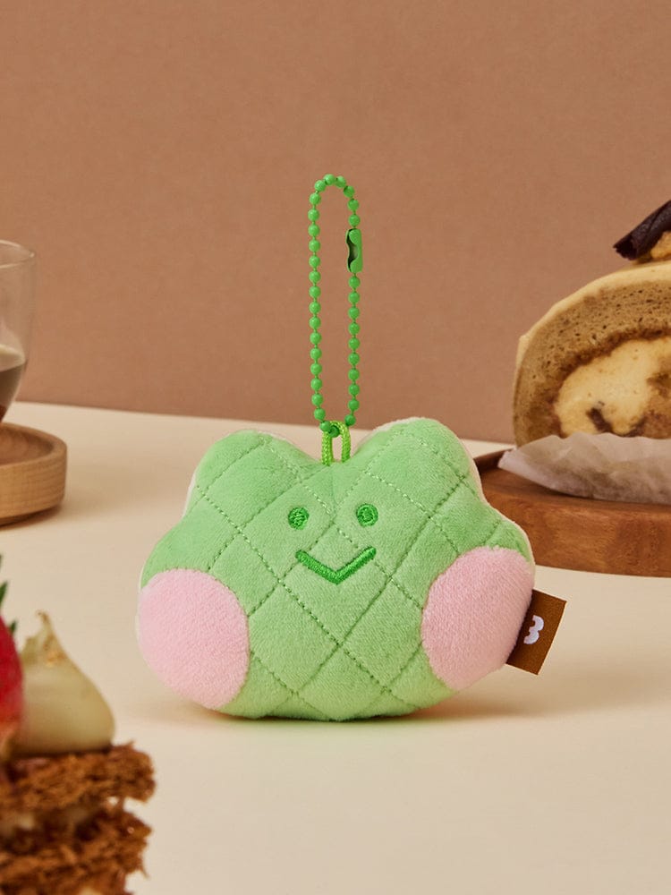 LINE FRIENDS KEYRING_ 메론빵 레니니 [패밀리세일] 라인프렌즈 미니니 디저트카페 레니니 메론빵 인형 키링