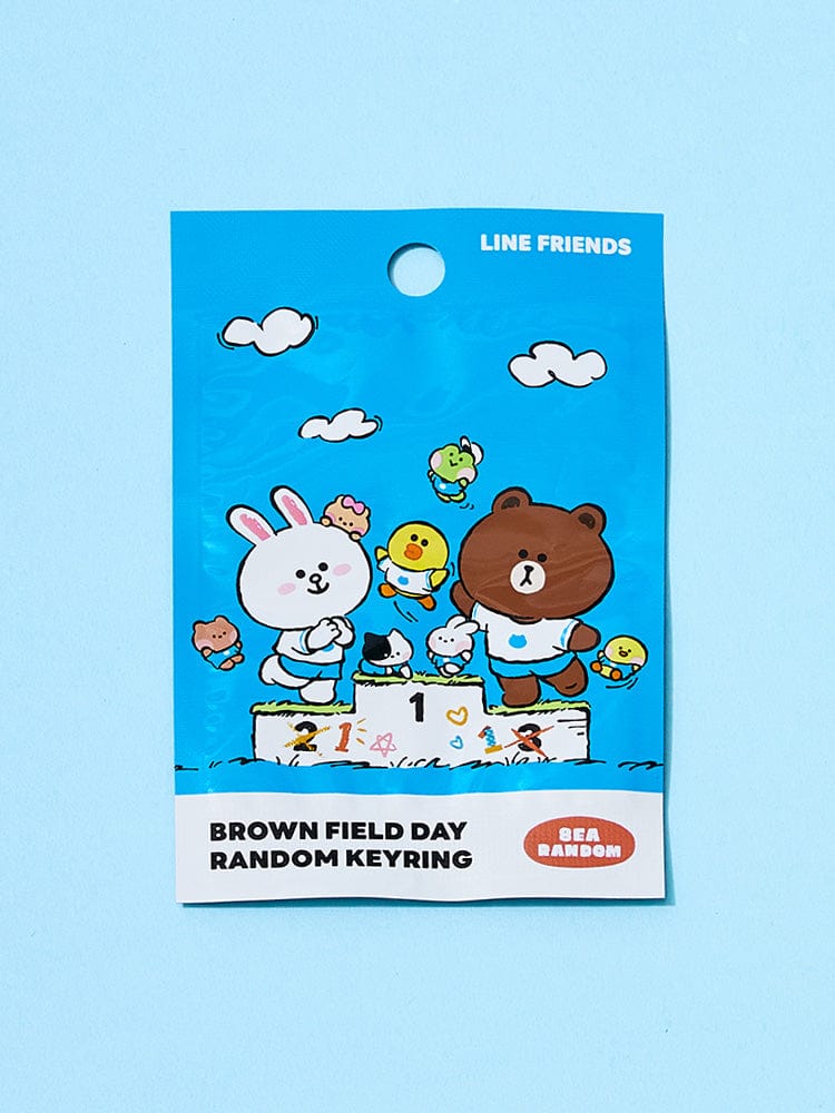 LINE FRIENDS KEYRING 단품 [패밀리세일] 라인프렌즈 필드데이 아크릴 랜덤 키링