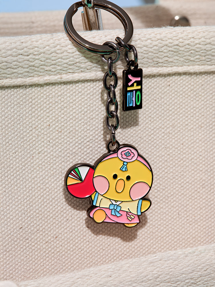 LINE FRIENDS KEYRING_ 라인프렌즈 미니니 서울 에디션 메탈 키링