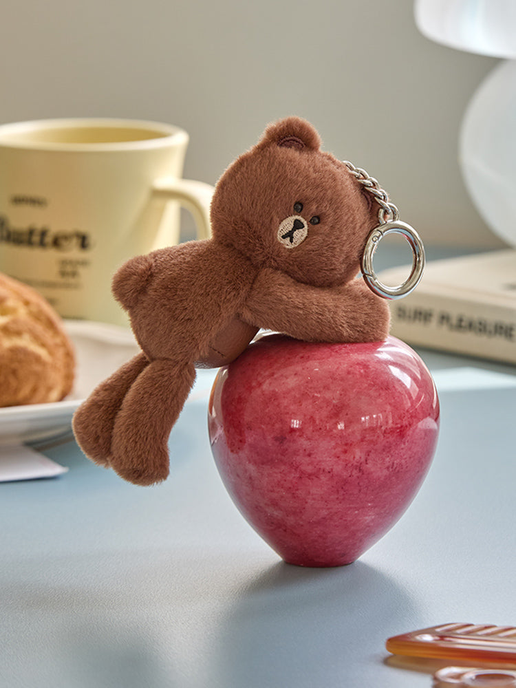 LINE FRIENDS KEYRING_ 브라운 키링 라인프렌즈 허그브라운 시즌4 허그 키링