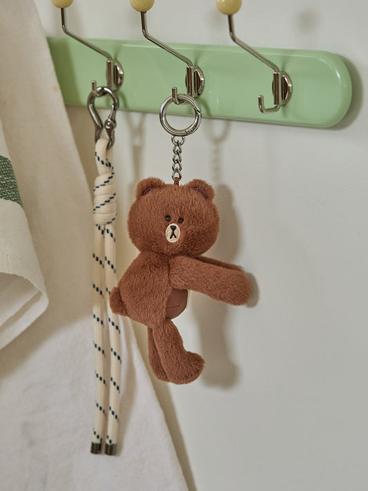 LINE FRIENDS KEYRING_ 브라운 키링 라인프렌즈 허그브라운 시즌4 허그 키링