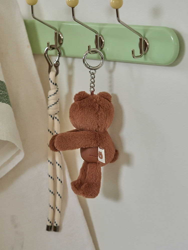 LINE FRIENDS KEYRING_ 브라운 키링 라인프렌즈 허그브라운 시즌4 허그 키링