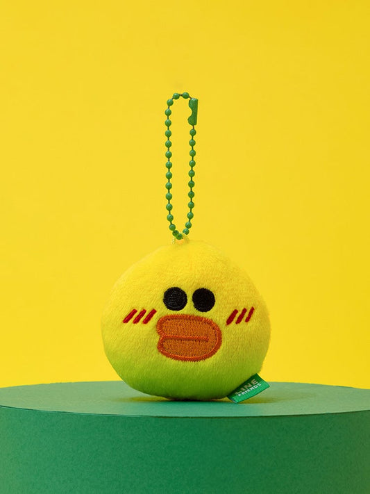 LINE FRIENDS KEYRING 단품 라인프렌즈 샐리 오리지널 플러시 얼굴키링