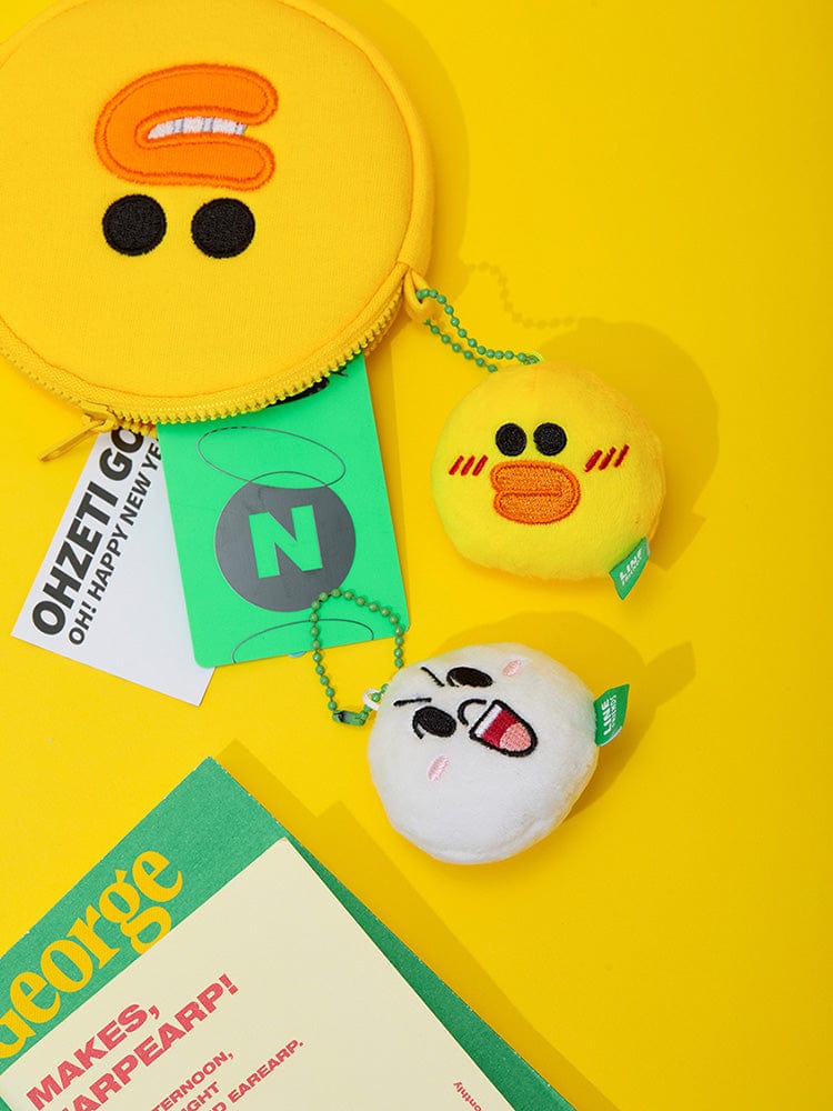 LINE FRIENDS KEYRING 단품 라인프렌즈 샐리 오리지널 플러시 얼굴키링