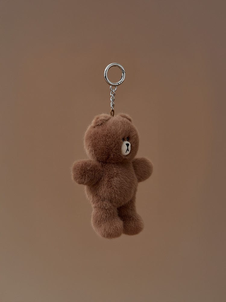 LINE FRIENDS KEYRING 단품 라인프렌즈 허그브라운 인형 키링