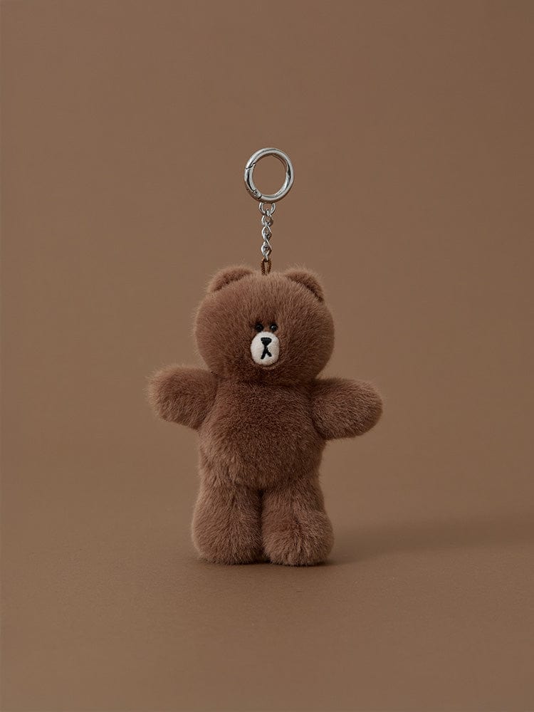 LINE FRIENDS KEYRING 단품 라인프렌즈 허그브라운 인형 키링