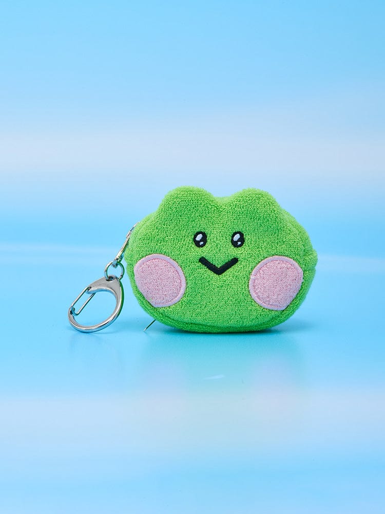 LINE FRIENDS KEYRING 단품 라인프렌즈 미니니 윈터월드 레니니 얼굴 파우치 키링