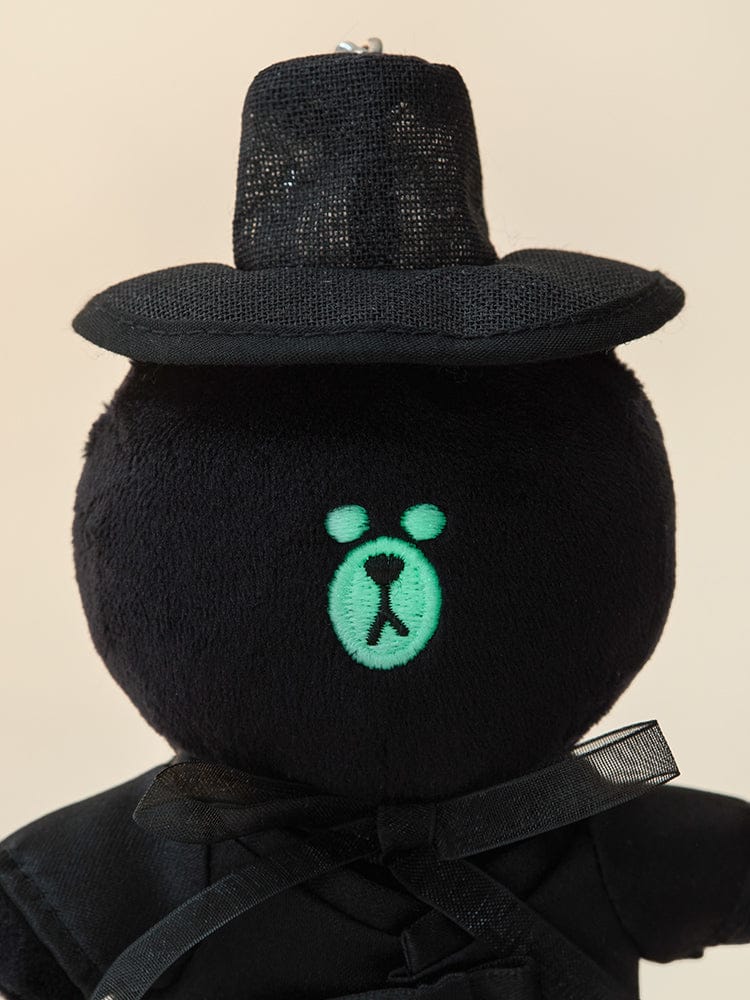 LINE FRIENDS KEYRING_ 브라운 저승사자 키링 라인프렌즈 브라운 K-수베니어 저승사자 인형 키링