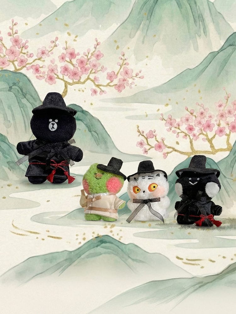 LINE FRIENDS KEYRING_ 호랑이 키링 라인프렌즈 미니니 K-수베니어 호랑이 인형 키링