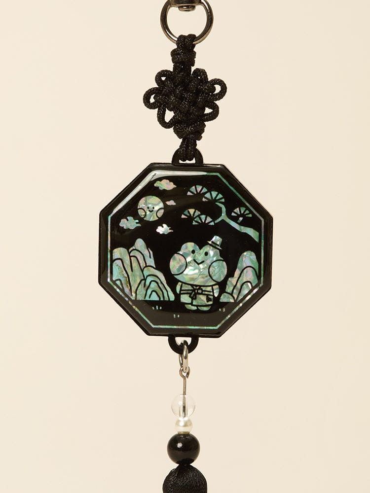 LINE FRIENDS KEYRING_ 레니니 노리개 라인프렌즈 미니니 레니니 K-수베니어 자개 노리개