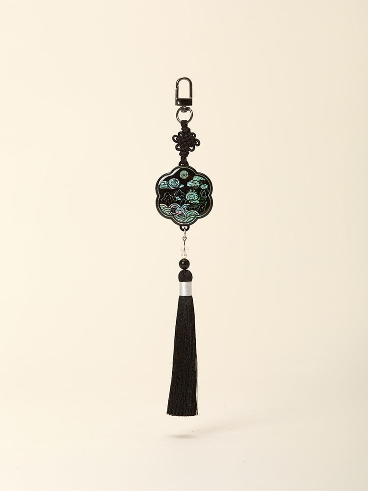 LINE FRIENDS KEYRING_ 자개 노리개 라인프렌즈 미니니 K-수베니어 자개 노리개